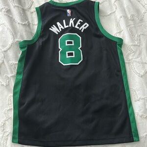 Green black and white, number 8